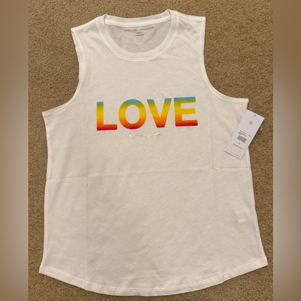 Spiritual Gangster Brand New Love Pride Tank Top